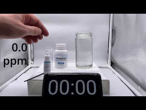HydroTab Molecular Hydrogen ppm Test